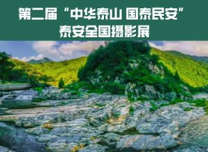 征集 | 第二届“中华泰山 国泰民安”泰安全国摄影展