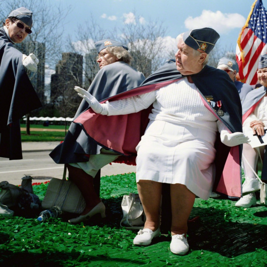 Ladies Auxilary Polish Army Veterans of World War II. Polish Constitution Day Parade. Chicago, 3 May 2008., 2007-2009