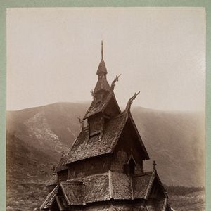 1849——克努德努森-莱达尔木板教堂-蛋白扩印