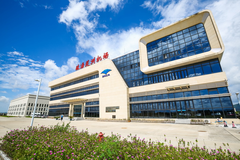 珠海莲洲通用机场是,是国内首座政企合建的通用机场.(摄影:林晓森)