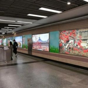 “英雄花开英雄城” 烈士陵园地铁站红色绘画摄影展正式发布